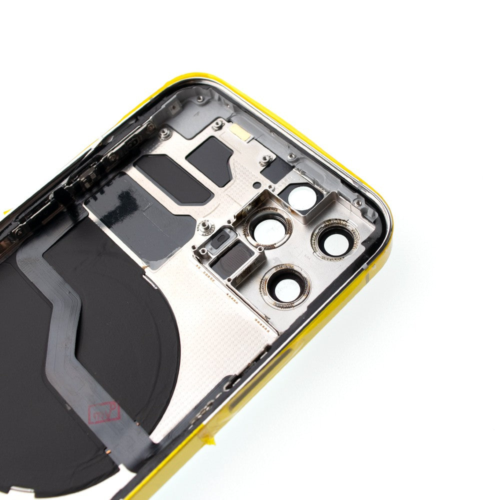 Rear Housing with Small Parts for iPhone 12 Pro (Purple)-Silver Rear Housing with Small Parts for iPhone 12 Pro (Purple)-Silver